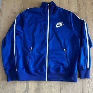 Nike Men's Royal Blue Zip-Up Jacket